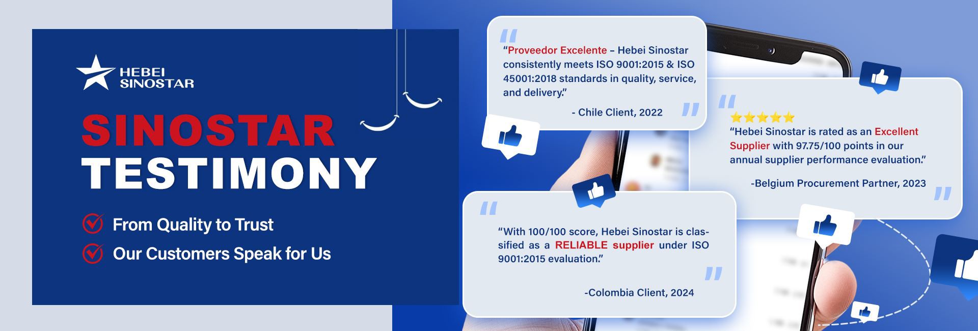 Hebei Sinostar Testimony